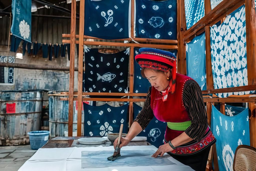 Indigo Threads: A Hands-On Day in Dali's Tie-Dye Village
